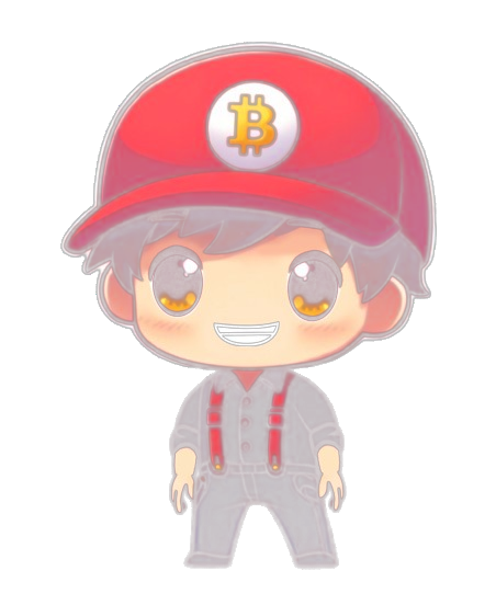 Mascotte BoByMining contente